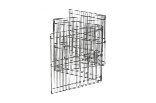 24" 8 Panel Metal Play-Pen Tall Wire Fence Pet Dog Cat Folding Exercise Yard - Picture 4 of 8