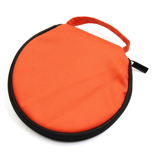 Orange Black 20 Disc Car CD Album Wallet Holder DJ Media Storage Case ...