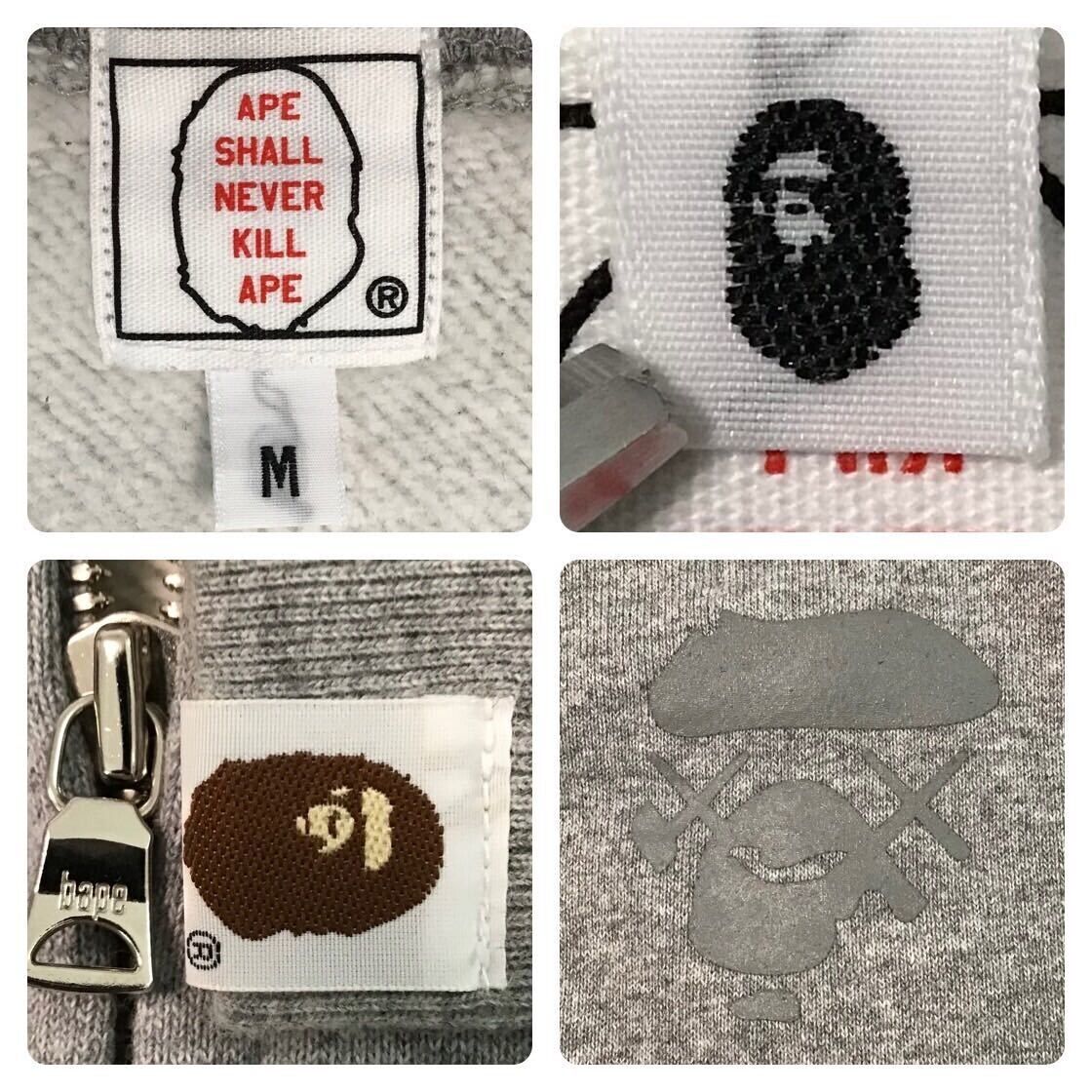 KAWS × BAPE STA bendy full zip hoodie a bathing ape star KAWS × BAPE STA bendy full zip hoodie a bathing ape star