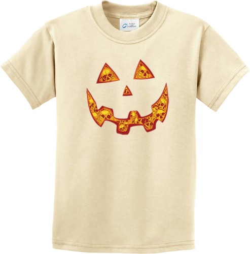 Kids Halloween Jack O Lantern Skull T-Shirt - Picture 12 of 17