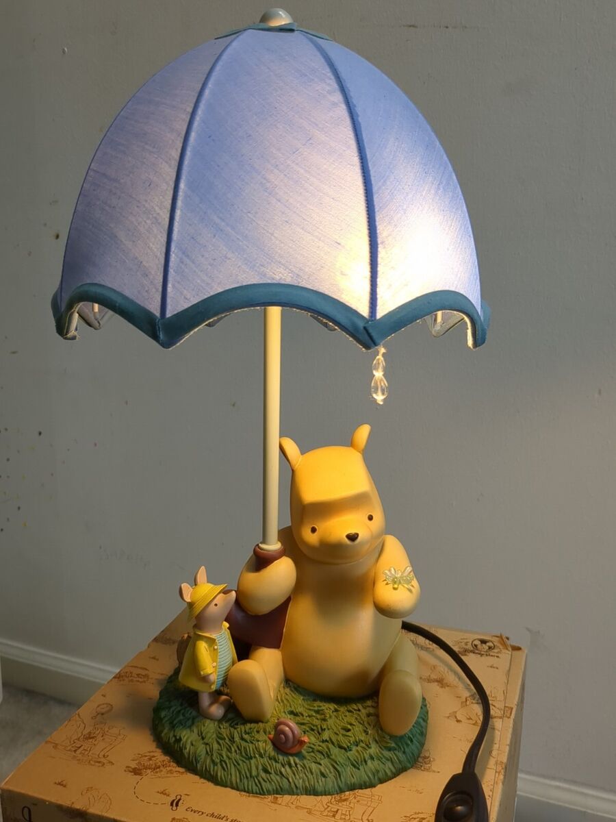 Rare 90s Disney Winnie The Pooh & Piglet Under Umbrella Rare 90s Disney Winnie The Pooh & Piglet Under Umbrella