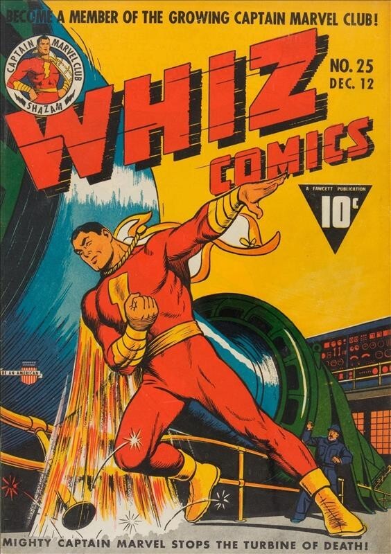 Whiz Comics #25 Photocopy Comic Book