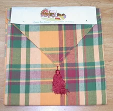Cotton Park Cottage Table Runner ~ Santa Rosa Plaid ~ 13" x 72" *NEW*