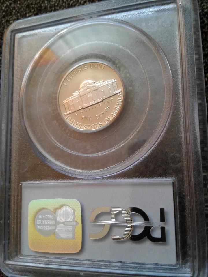 1992-S 5 Cent PCGS - PR69DCAM 5C - Image 2 of 4