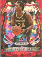 2020-21 Aaron Nesmith Panini Prizm Draft #95 Cracked Red Ice Holo Celtics Rc