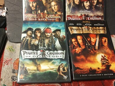 ミュージック BLACK PEARL DVD Pirates of the Caribbean - DVD 4 Lot - Black Pearl, Dead Mans