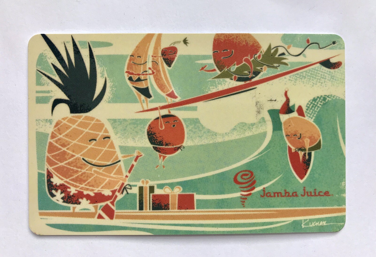 Jamba Juice Vintage Looke Gift Card. Collecting Only. Free Shipping. | Ebay