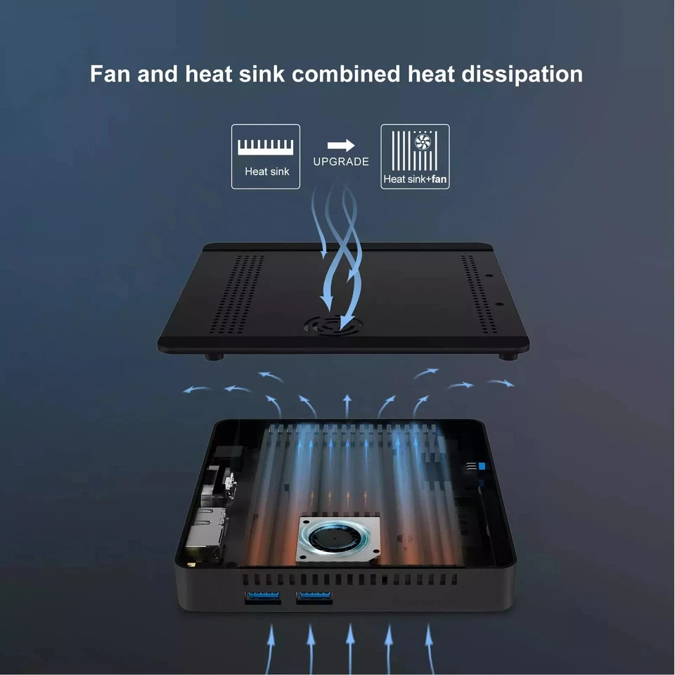 Beelink Gemini T45 mini pc J4205 CPU 8G128G with wall mount mini pc - Image 4 of 4