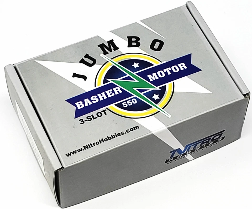 NEW Nitro Hobbies Jumbo Basher 3-Slot 550 / 21T Brushed Motor - Image 2 of 4