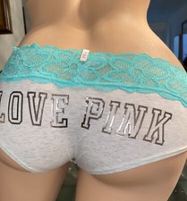 Victoria s Secret Pink Extra Low Hipster Panties Lace size Small New