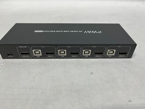 Pway 4K HDMI USB KVM Switch (4x1) - Picture 2 of 2