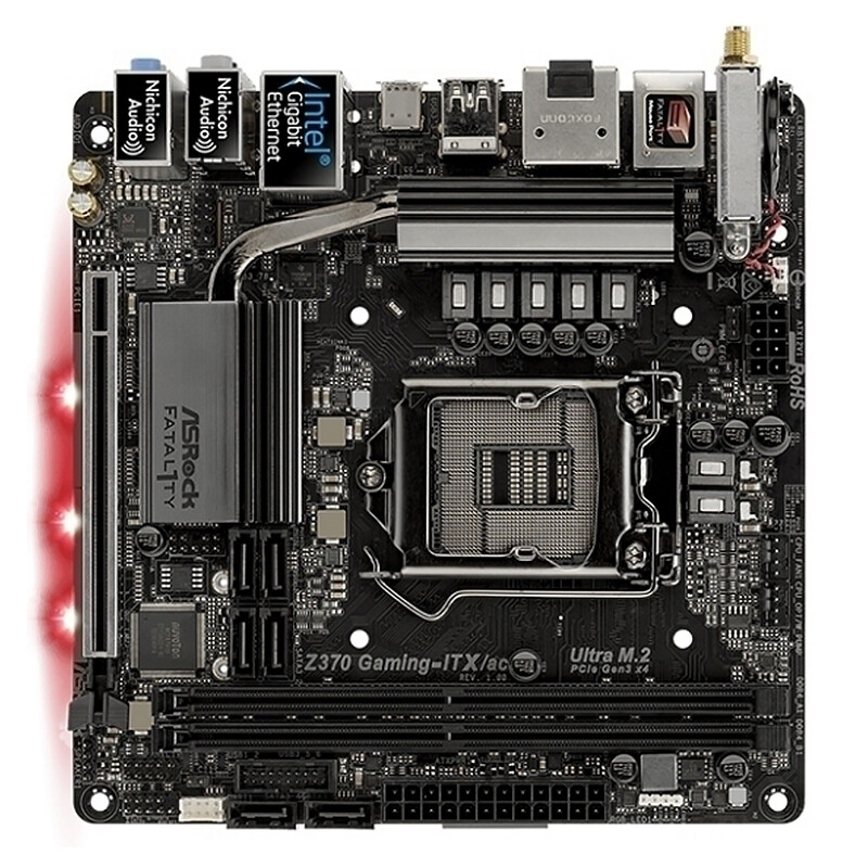 For ASRock Z370 Gaming-ITX/ac Motherboard LGA1151 DDR4 Mini-ITX