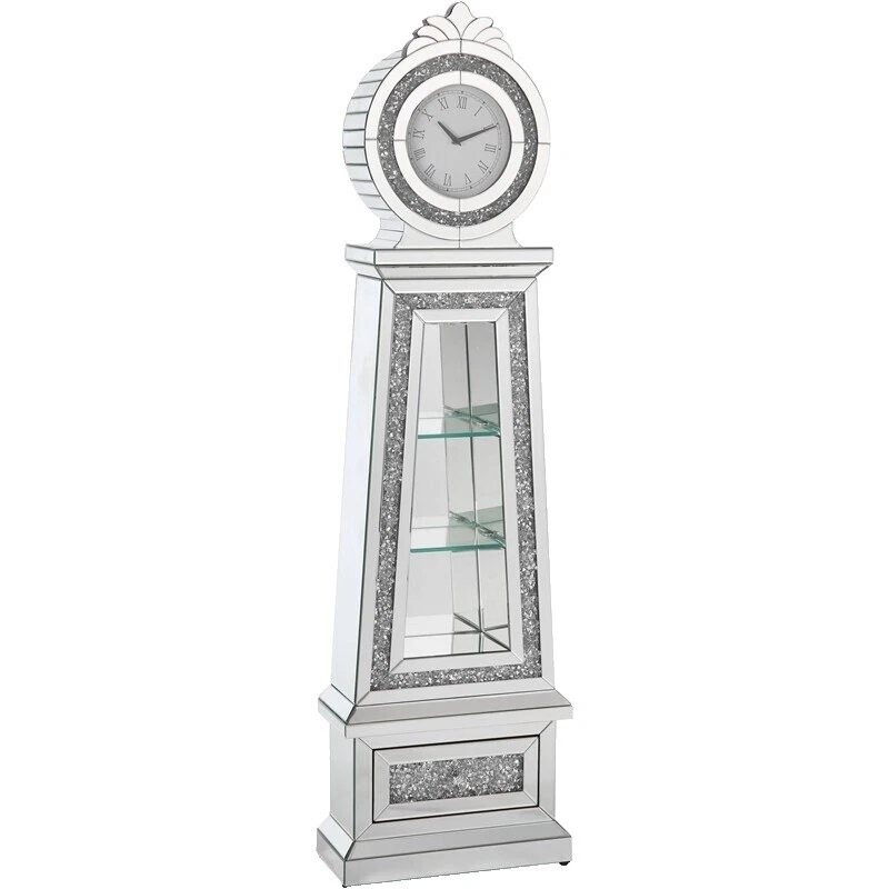 Glass Contemporary Grandfather Clocks