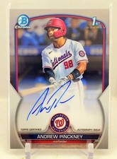 2023 Bowman Chrome 1st Andrew Pinckney Base Auto Nats ROOKIE RC Autograph C1