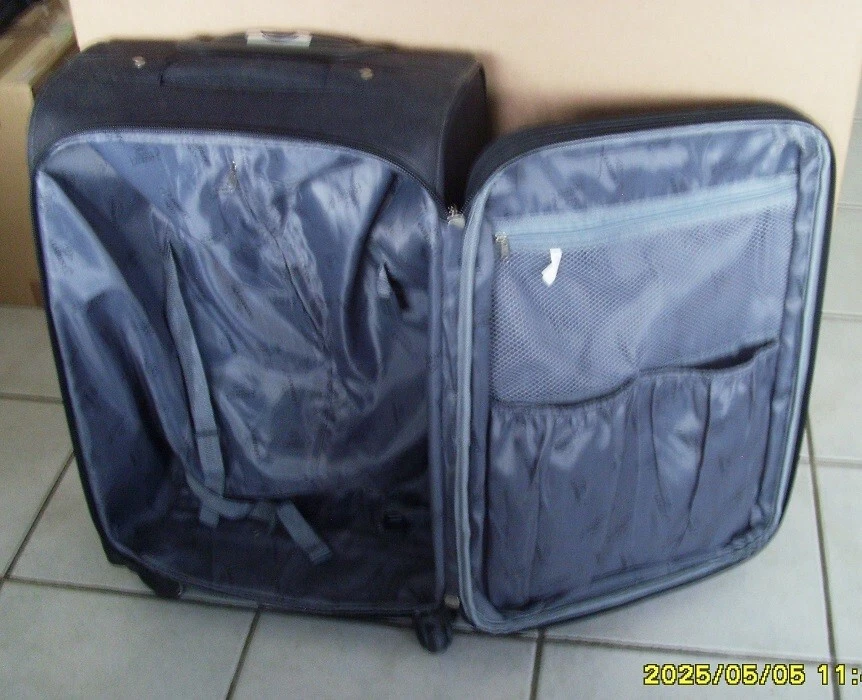 Grande Valise de Voyage (soute avion) en Tissu - Photo 4/4