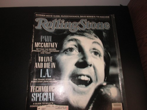 Rolling Stone Magazine June 15,1989 Paul McCartney cover - 第 1/9 張圖片