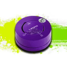 NRG ANODIZED STEERING WHEEL QUICK RELEASE ADAPTOR ANTI-THEFT LOCK PURPLE