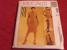🌺 NY/NY McCALL'S #2962 - LADIES SHORT JACKET - SKIRT & PANTS PATTERN  8-16 FF