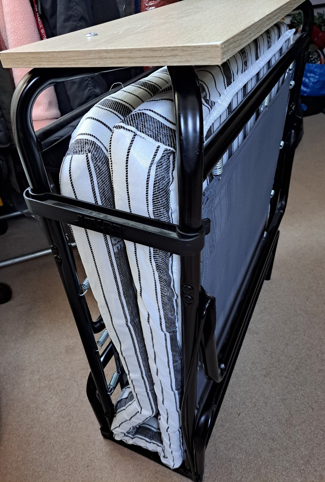 JayBe Folding Guest Single Bed With Mattress eBay