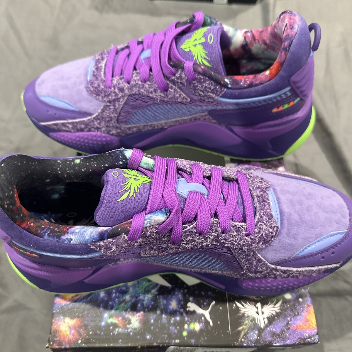 PUMA RS-X LA MELO BALL Purple Green Volt Multicolor 38776401  display picture 2