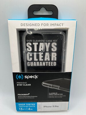 Speck Presidio Stay Clear Case for iPhone 11 Pro (5.8'') Only - Clear