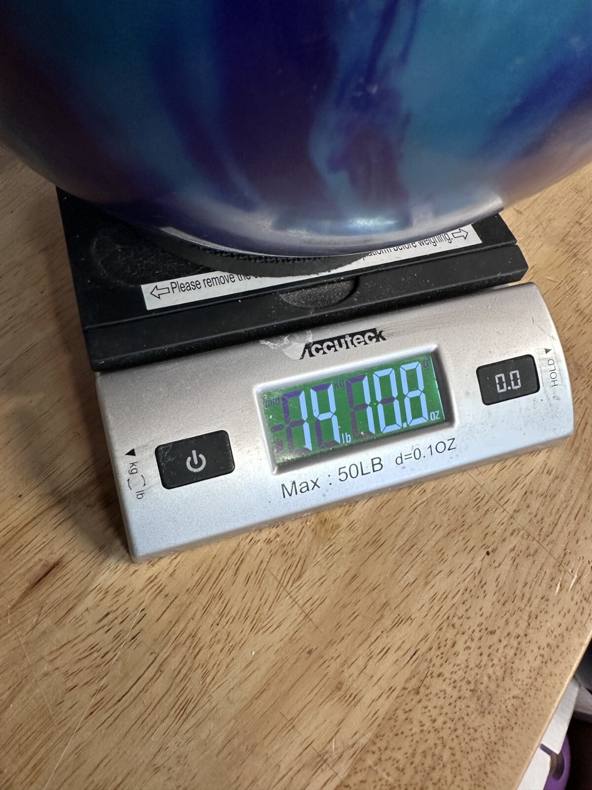 USED - Bowling Ball - 15lb Columbia "KABOOM" - DRILLED WEIGHT 14lb 10oz thumbnail 9