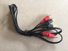 2 Cables 6' Dual Stereo Audio Patch Cord 2 RCA Males Gold Plated RCAv6ft. 6 Feet