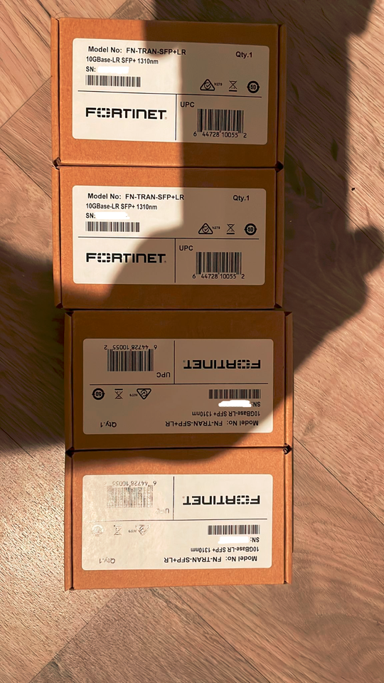 (Lot of 2pcs) Fortinet FN-TRAN-SFP+LR 10GE SFP+ transceiver module ...