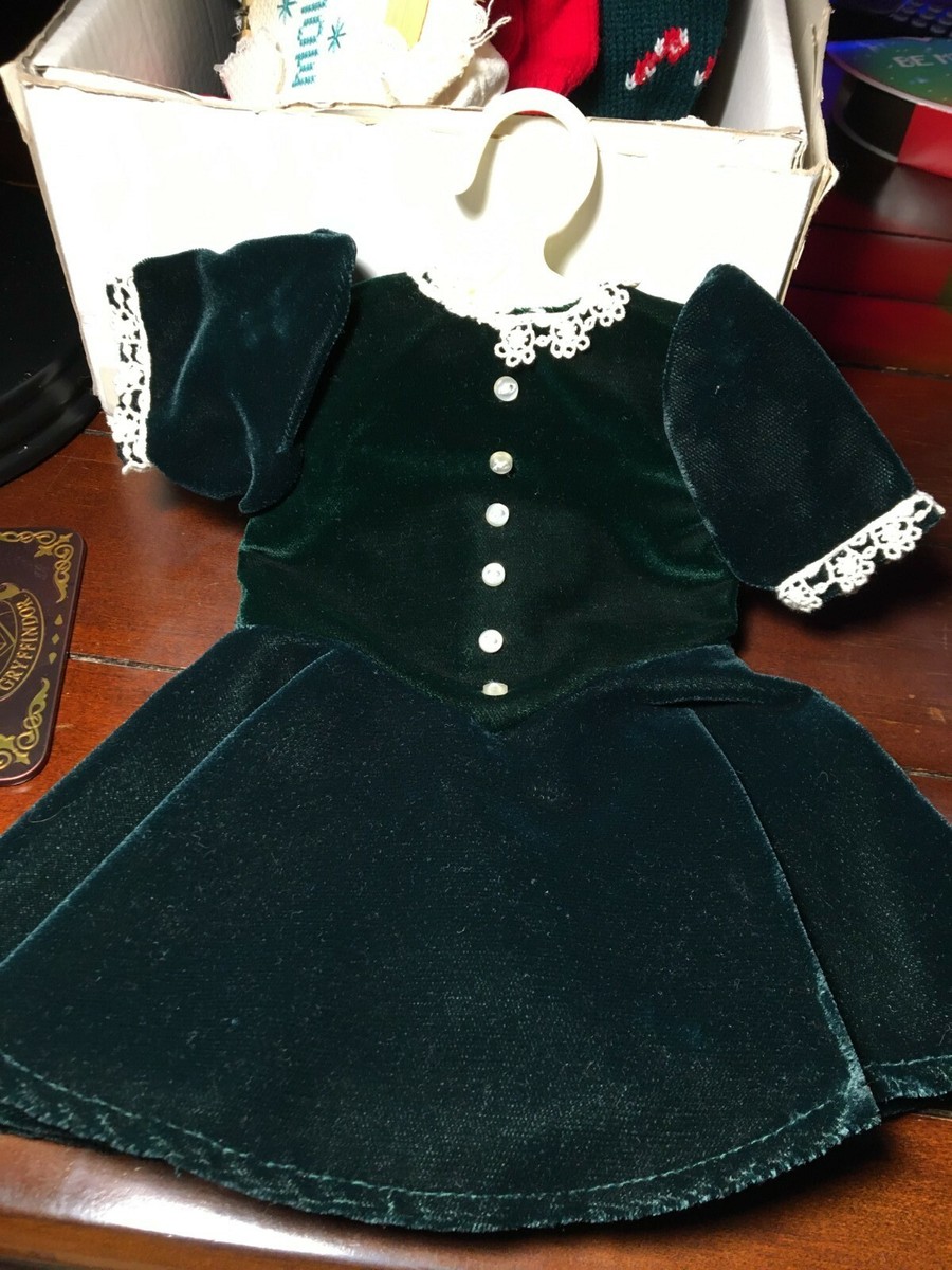 molly christmas dress American girl doll Molly's Christmas dress
