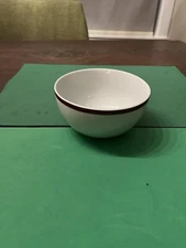 Linens N Things Boulevard Cafe Rust Rimmed Cereal Bowl