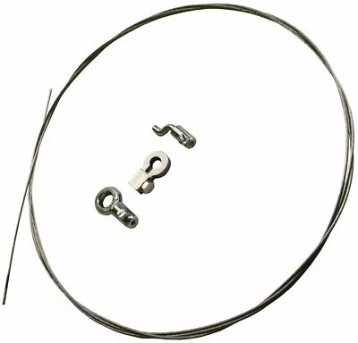 Inner Throttle Clutch Cable with Cable Ends Wire Stop Repair Kit for Lawnmowers
