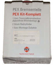 PEX Kit 7 Opel Corsa A Kadett D Satz Bremse hinten Bremsbacken Radbremszylinder