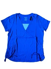 Venezia Lane Bryant Layered Look Blue T-Shirt Size 18/20