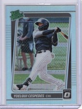 2021 Optic Rated Prospect Silver Prizm Yoelqui Cespedes Chicago White Sox