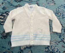 Vintage Knitown Baby Infant Toddler Cardigan Sweater See Measurements