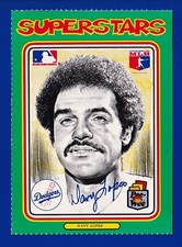 DAVEY LOPES dodgers 1976 PEE-WEE LINNETT SUPERSTARS #114 EXMT/NRMINT NO CREASES 
