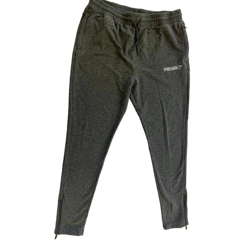 gymshark ankle zip mid rise tapered activewear sweatpants