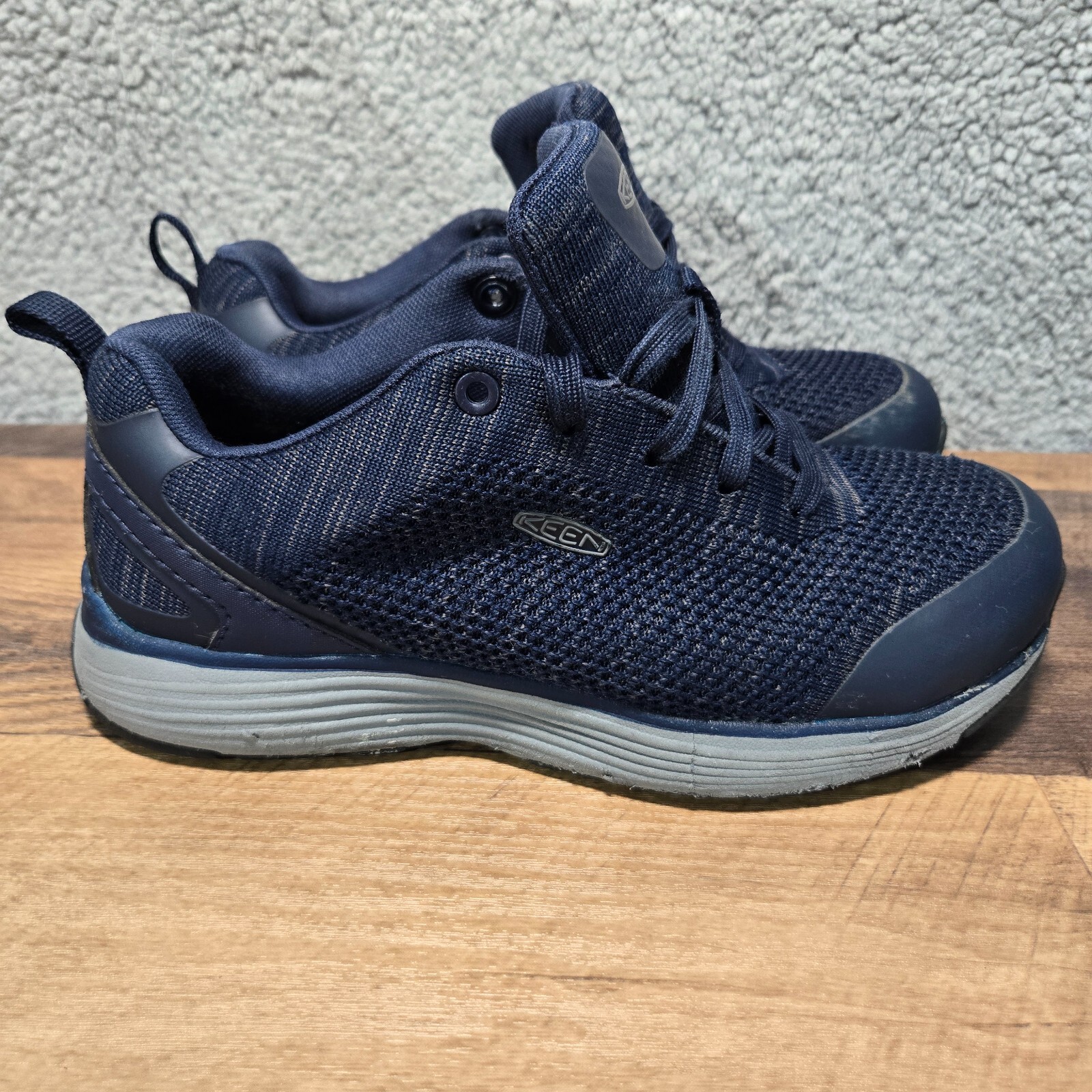 KEEN 1023213M Sneakers da Lavoro Punta Acciaio Donna 7 Navy Antiscivolo Sicurezza