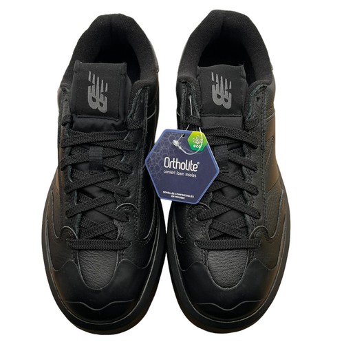 New Balance CT302 Zapatillas de Cuero Jóvenes Niños-Niñas Talla 7/Mujeres 8.5 Negras - Imagen 6 de 12