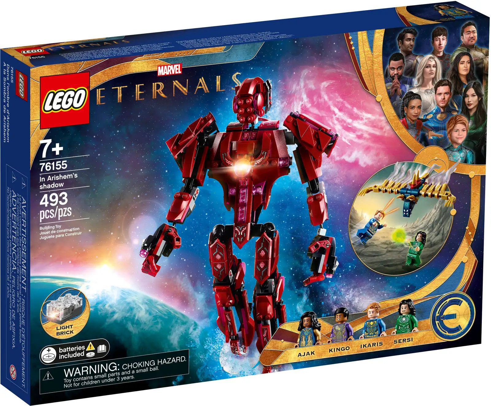 LEGO® 76155 Super Heroes Marvel Gli Eterni - Nell'ombra di Arishem