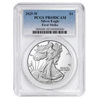 2025-W Proof $1 American Silver Eagle PCGS PR69DCAM FS Blue Label