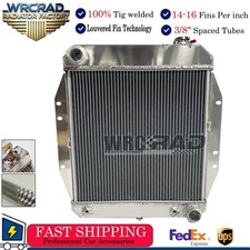 Ec6466 Aluminum Radiator For 1964-1966 65 Chevrolet G10 Van 3.2l3.8l L6 Engine