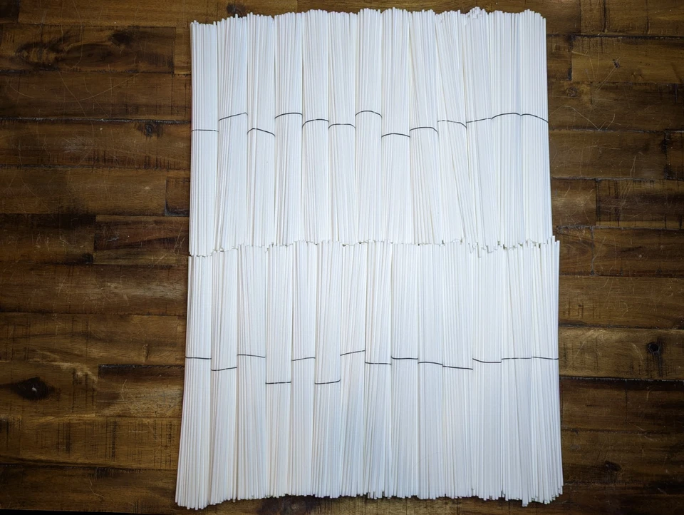 2892 Palos difusores de caña de fibra blanca 11" lote a granel para aceites esenciales +93 otros Foto 2 de 4