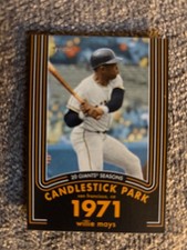 2020 Topps Heritage 20 Giants Seasons Willie Mays #20