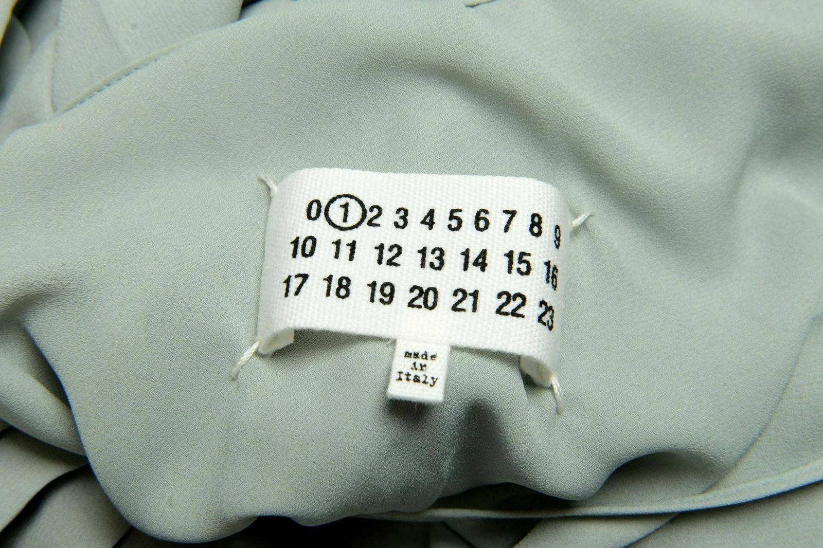 Abito tubino donna senza maniche verde acqua Maison Margiela 1 US S IT 40