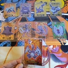 Pokemon Crystal Collection - Juego completo de sombras Perú limitado Charizard Mew Gengar