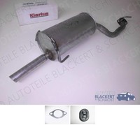 Auspuff Endtopf+ZubehöR für Subaru Legacy 3 BH Sw/Kombi 2.0 92KW 1998-2003