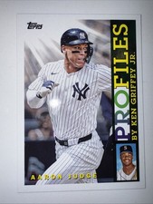 2026 Topps Series 1 Profiles Aaron Judge Yankees By Ken Griffey Jr TP-18
