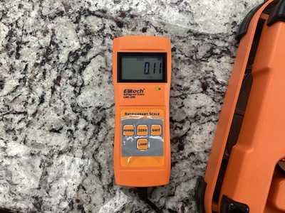Elitech LMC-200 Refrigerant Scale Charging Digital Weight HVAC 220lbs Electronic