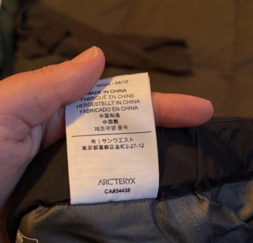 Arc'teryx Beta Pants Women’s Medium Vtg Gore-tex Pro Shell Ski Bib Black Rain thumbnail 4